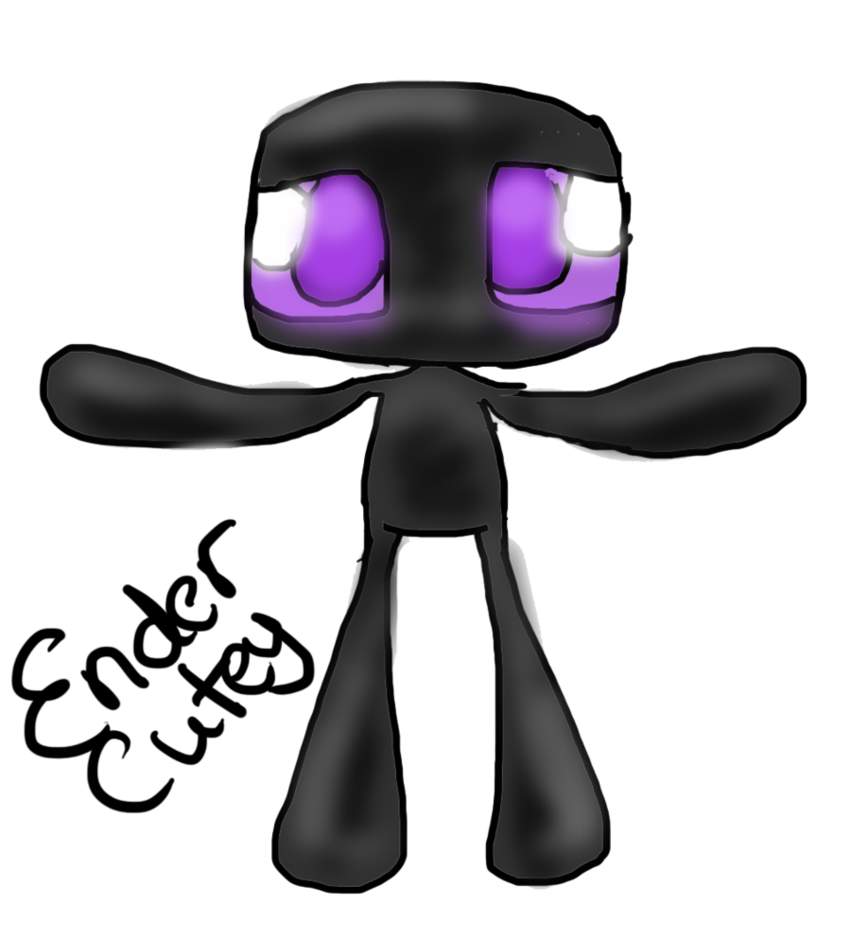 How To Draw A Minecraft Enderman