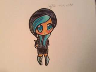 320x239 it's my minecraft skin chibi thanks for btw sorry for saying - Minecraft Girl Drawing