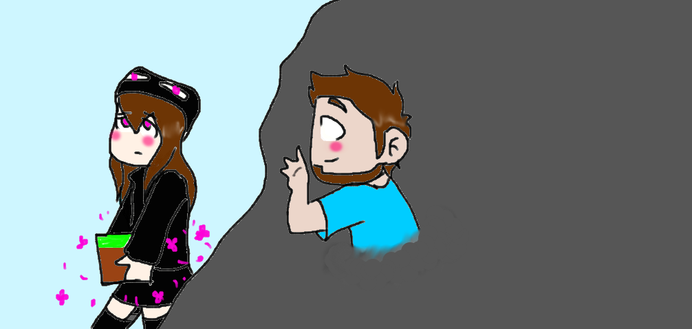 1006x478 Minecraftherobrine In Love With Endergirl - Minecraft Herobrine Drawing