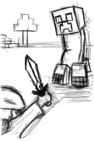 320x480 Share Your Minecraft Drawings - Minecraft Images Drawing