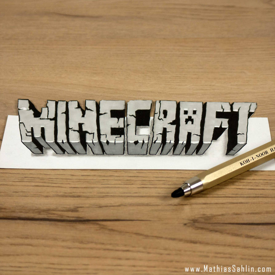 Minecraft Logo Drawing at Explore collection of