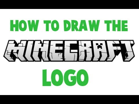 480x360 How To Draw The Minecraft Logo - Minecraft Logo Drawing