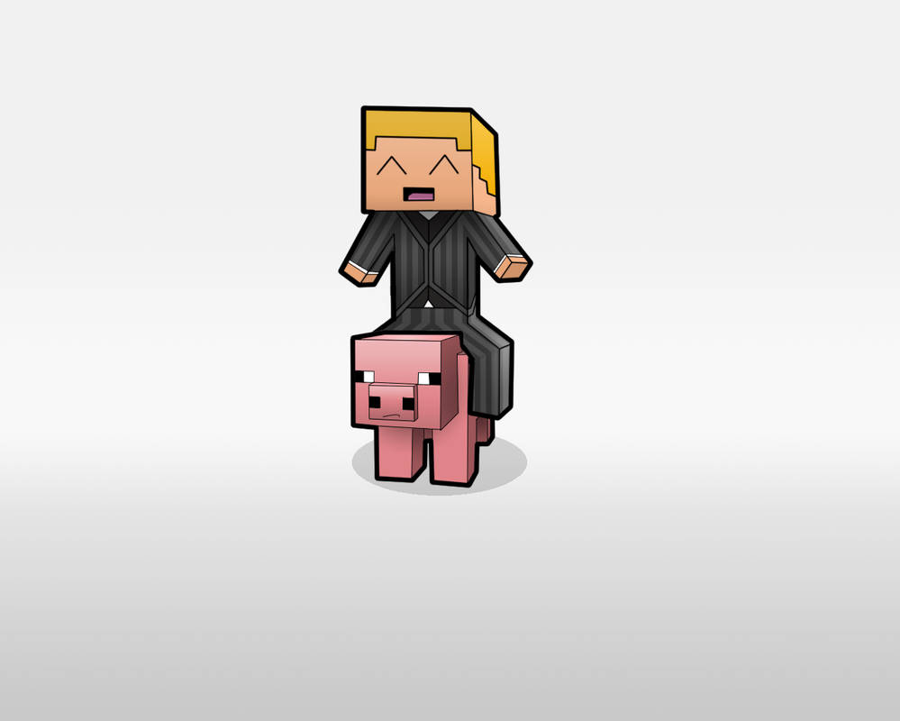 999x800 Minecraft Mentioum Pig Drawing - Minecraft Pig Drawing