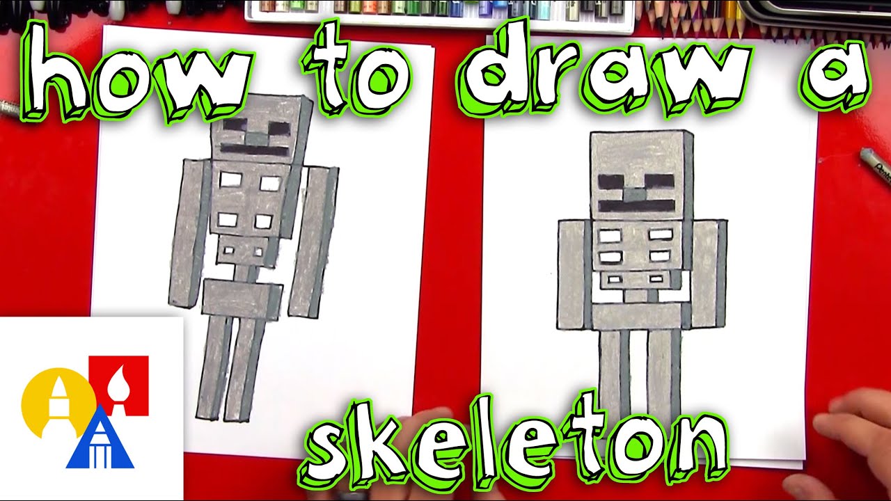 1280x720 How To Draw A Minecraft Skeleton - Minecraft Skeleton Drawing