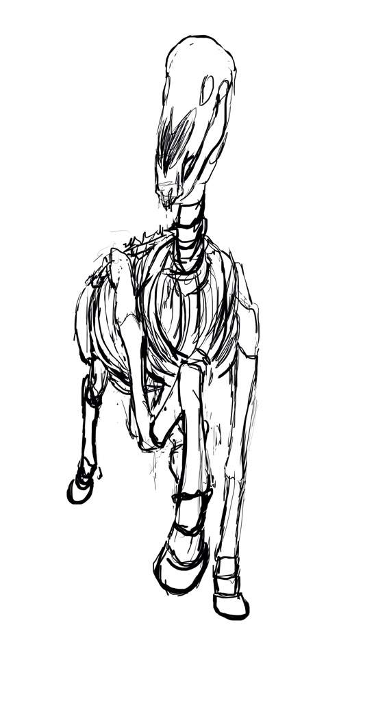 568x1024 Quick Draw Skeleton Horse Minecraft Amino - Minecraft Skeleton Drawing