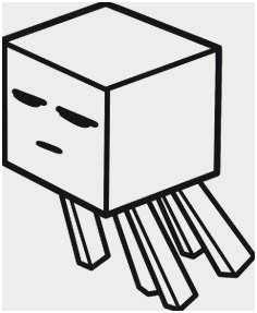 236x287 minecraft spider coloring pages new perfect minecraft craft - Minecraft Spider Drawing