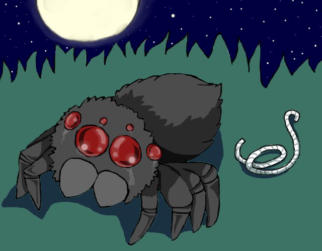 640x500 sad spider digital art minecraft blog - Minecraft Spider Drawing
