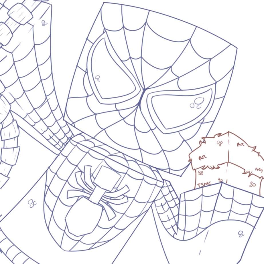 83 Minecraft Spiderman Coloring Pages Pictures