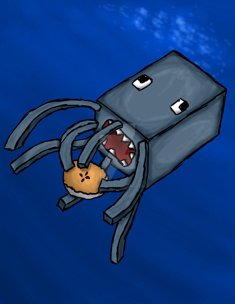 786x1017 minecraft speed art - Minecraft Squid Drawing