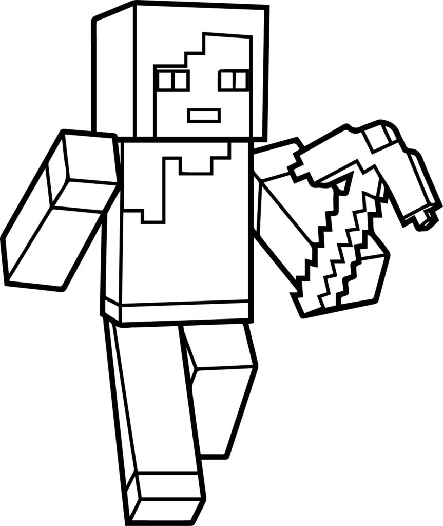 863x1024 Minecraft Squid Coloring Pages - Minecraft Squid Drawing