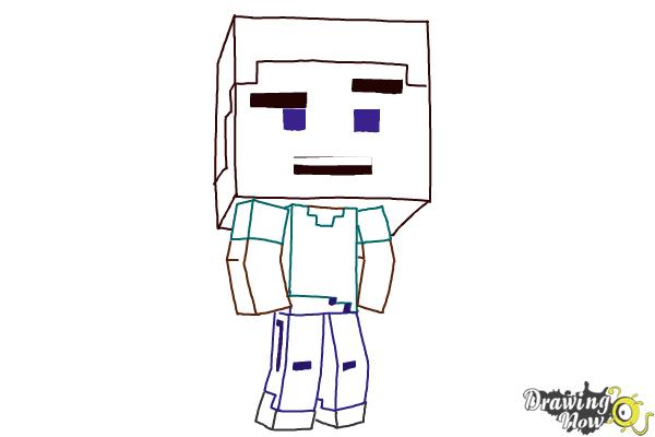 Minecraft Steve Drawing at PaintingValley.com | Explore collection of