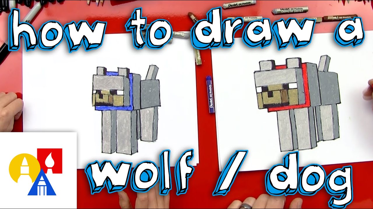 1280x720 How To Draw A Minecraft Wolf - Minecraft Wolf Drawing