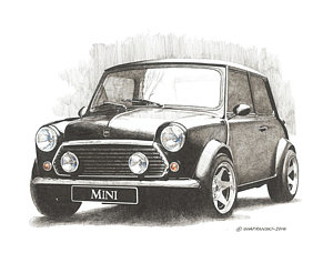 300x237 mini cooper drawings fine art america - Mini Cooper Drawing