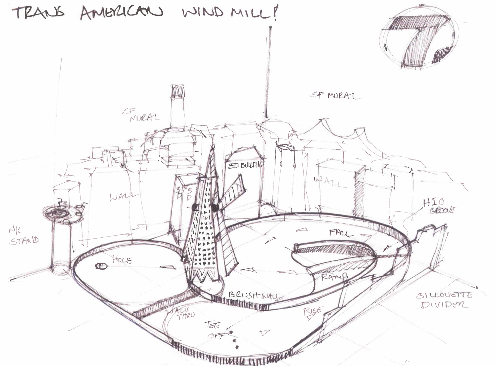 1600x1184 plans unveiled for urban putt, the mission's forthcoming mini golf - Mini Golf Drawing