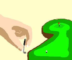 300x250 Mini Golf Drawing - Mini Golf Drawing