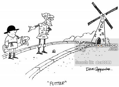 400x292 crazy golf course cartoons and comics - Mini Golf Drawing