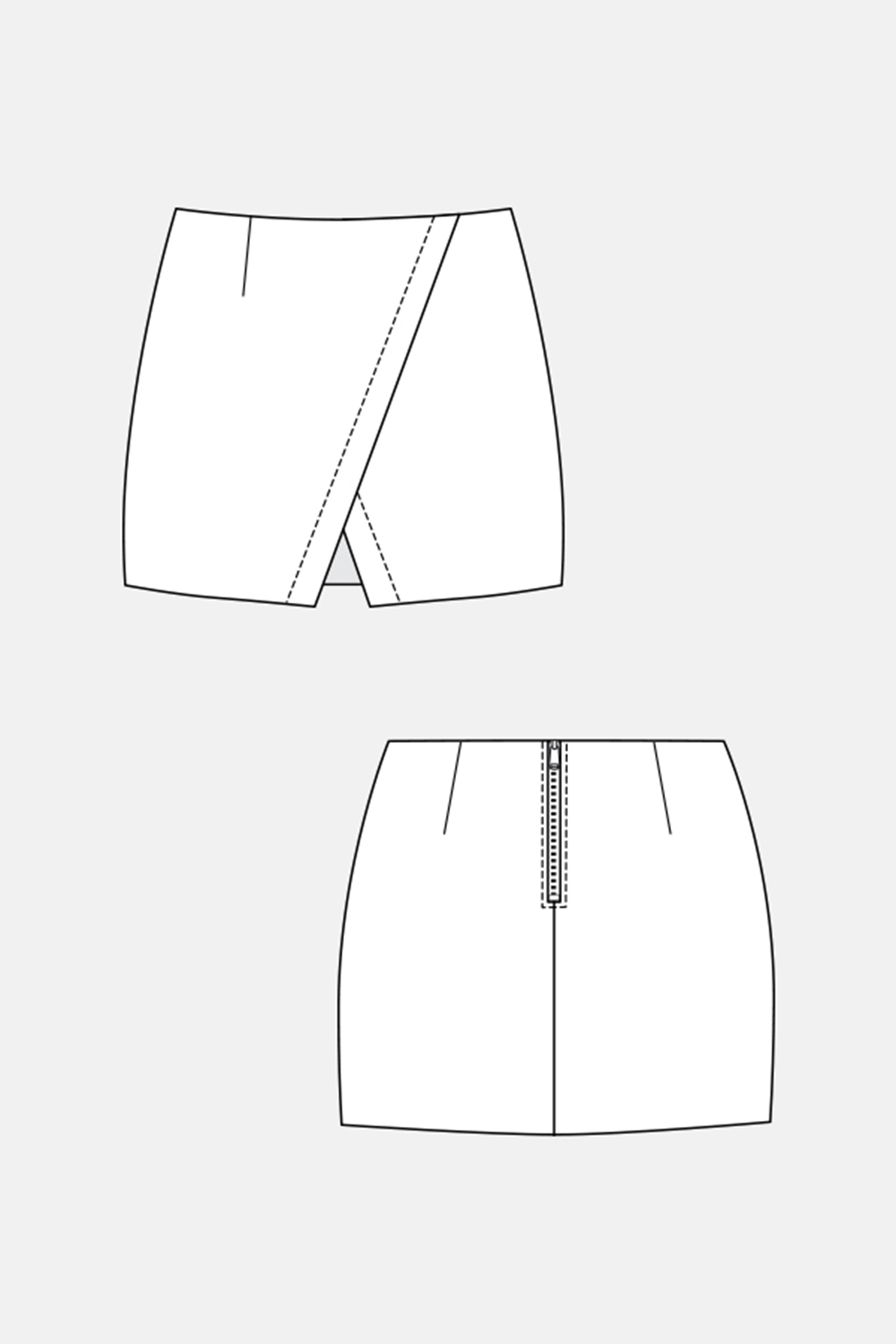 1000x1500 named clothing nascha mini skirt - Mini Skirt Drawing