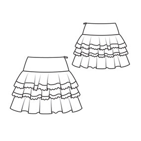 Mini Skirt Drawing at PaintingValley.com | Explore collection of Mini ...