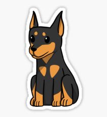 210x230 miniature pinscher drawing stickers redbubble - Miniature Pinscher Drawing