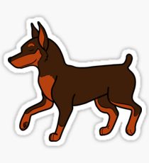 210x230 miniature pinscher gifts stickers redbubble - Miniature Pinscher Drawing