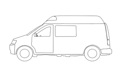444x240 minibus stock photos and royalty free images, vectors - Minibus Drawing