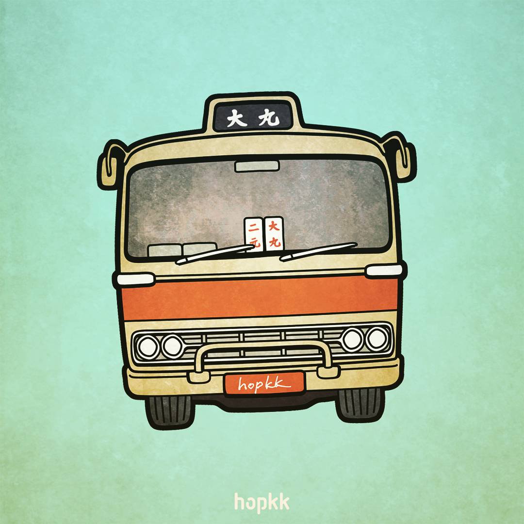 1080x1080 hopkk a twitteren old hong kong transport - Minibus Drawing