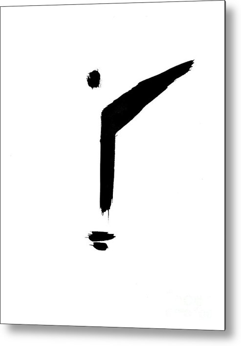 493x707 face abstract minimalist drawing metal print - Minimalist Drawing