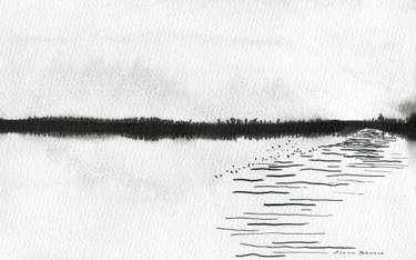 375x234 minimalist landscape drawing - Minimalist Drawing