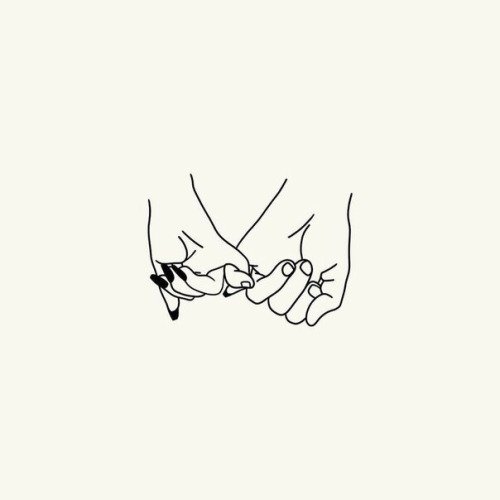 500x500 minimalist drawing couple holding hands minimalisticle - Minimalist Drawing