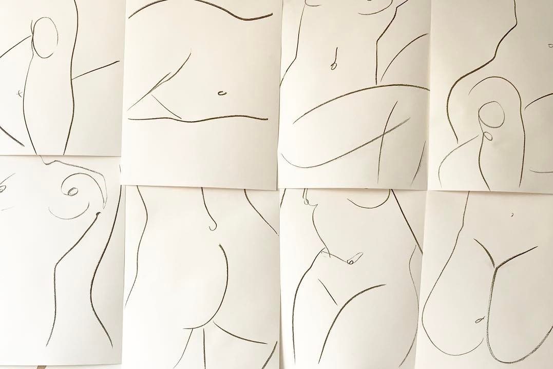 1077x719 line artists you should follow on instagram - Minimalist Drawings