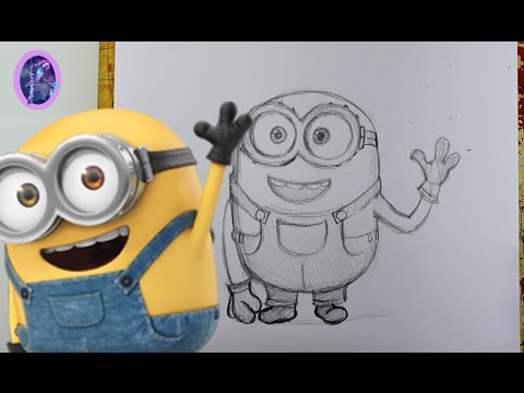 480x360 how to draw bob the minion - Minion Bob Drawing