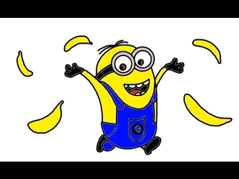 480x360 Itsy Artist - Minion Cartoon Drawing
