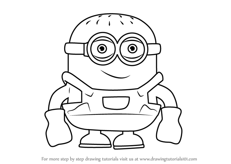 Minion Cartoon Drawing at PaintingValley.com | Explore collection of ...