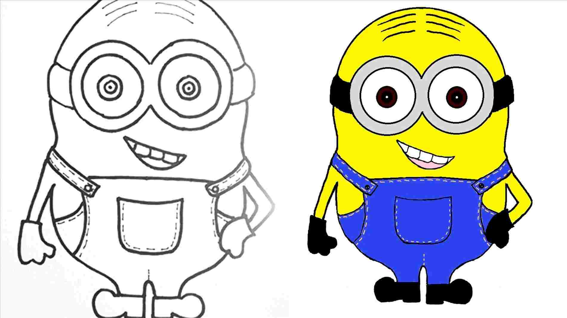 1900x1068 minion cartoon drawing - Minion Cartoon Drawing