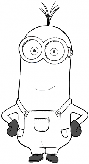 300x553 collection of free minion clipart easy sales clipart download - Minion Cartoon Drawing