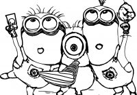 200x140 cute despicable me minion coloring pages with minions cartoon - Minion Cartoon Drawing