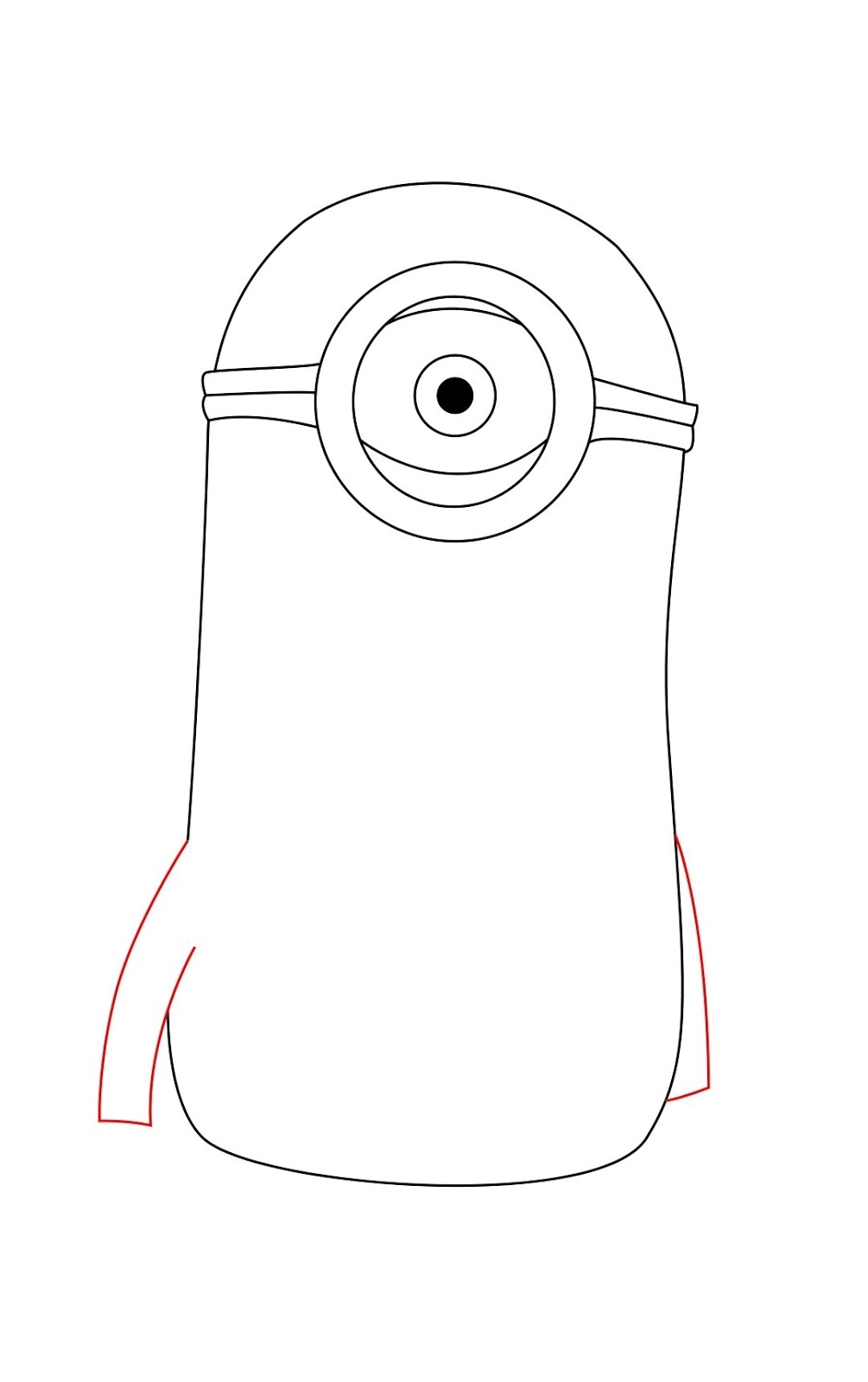 1005x1600 How To Draw Despicable Me Minions - Minion Drawing
