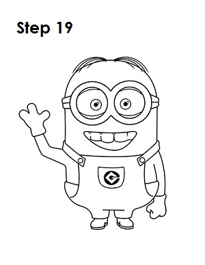 300x388 How To Draw A Minion - Minion Drawing