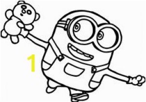 300x210 Coloring Pages Of Bob The Minion New Minion Bob Drawing - Minion Drawing