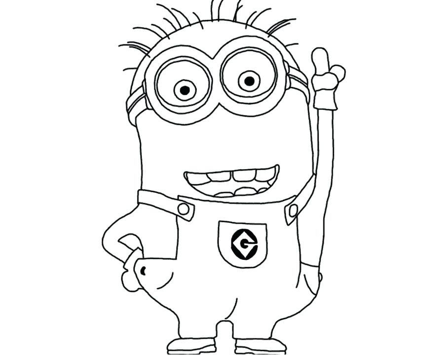 900x720 minion coloring book bob the minions drawing games aziao win - Minion Drawing Bob