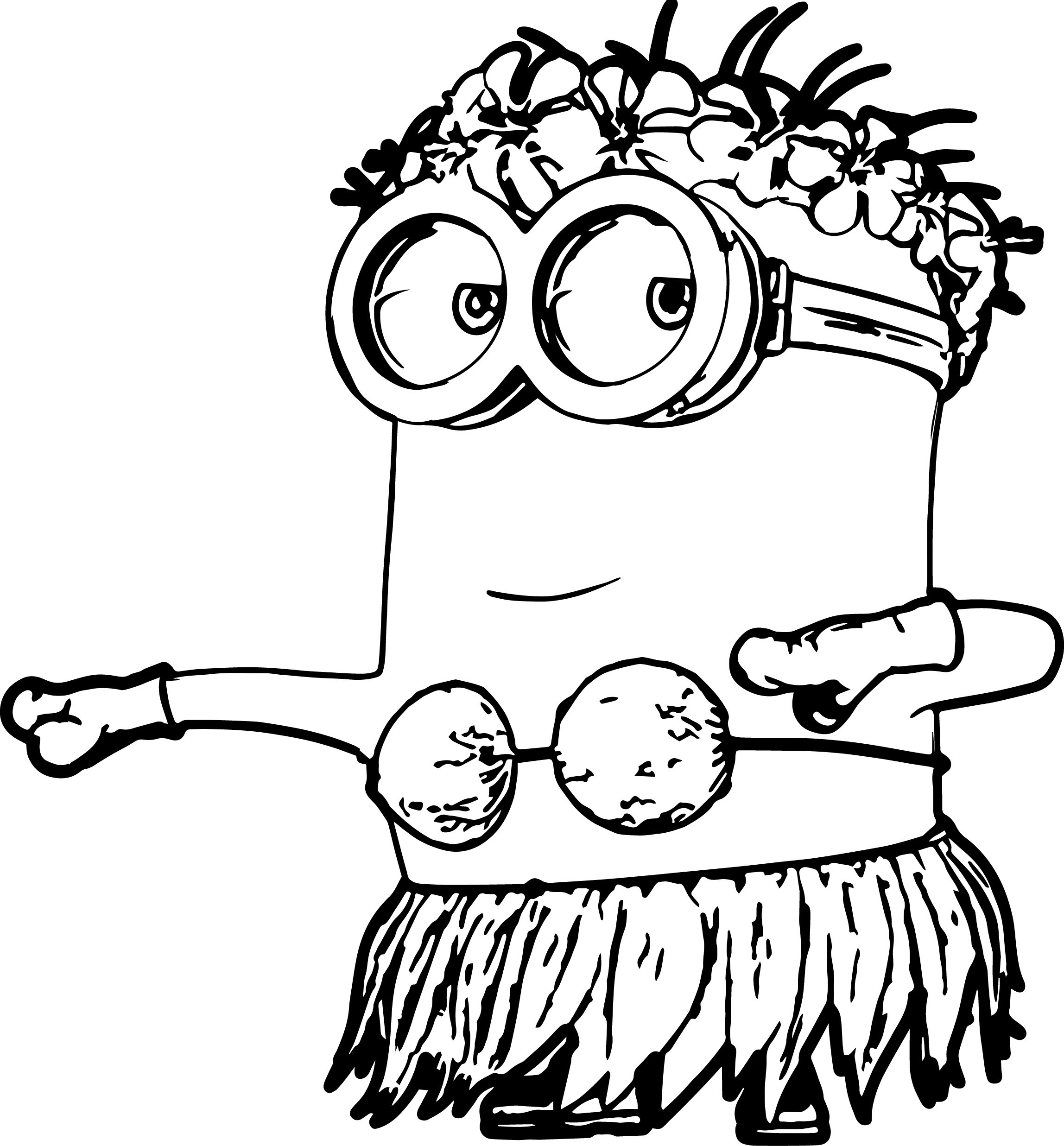 2296x2473 minions bob drawing within minions coloring pages bob - Minion Drawing Bob