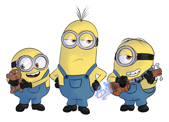 700x507 Avenger Drawing Minion Transparent Png Clipart Free Download - Minion Drawing Bob