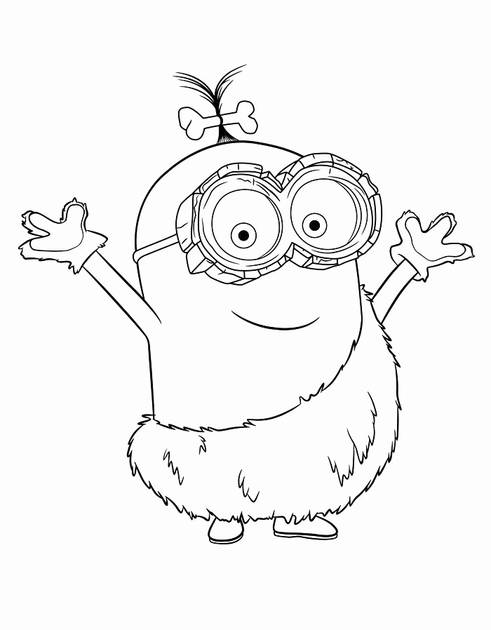 700x898 Printable Coloring Pages Minions Beautiful Minion Drawing Bob - Minion Drawing Bob