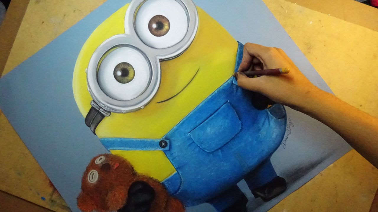 1280x719 speed drawing bob - Minion Drawing Bob
