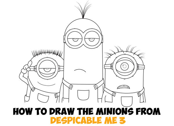 600x435 Despicable Me Archives - Minion Drawing Easy