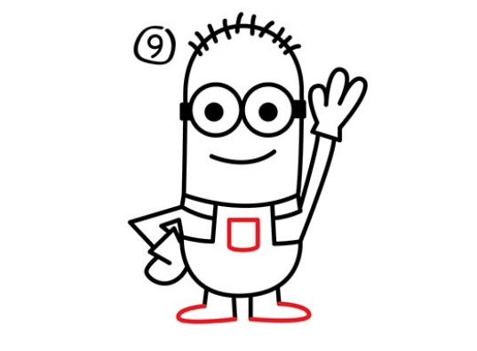 537x395 Easy Minion Drawing Art - Minion Drawing Easy