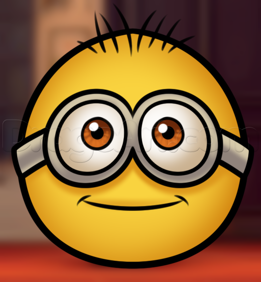 531x575 How To Draw A Minion For Kids, Step - Minion Drawing For Kids