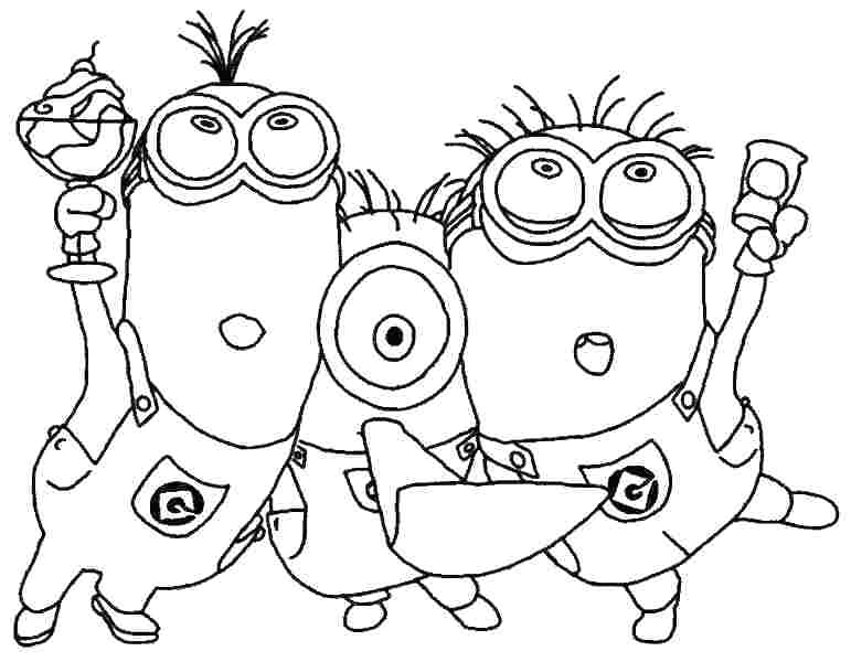 Minion Drawing For Kids at PaintingValley.com | Explore collection of ...