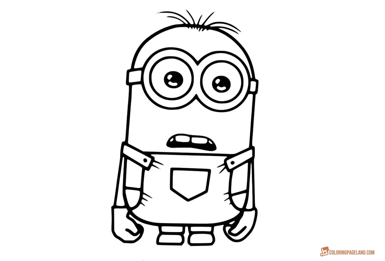 Minion Drawing For Kids at PaintingValley.com | Explore ...