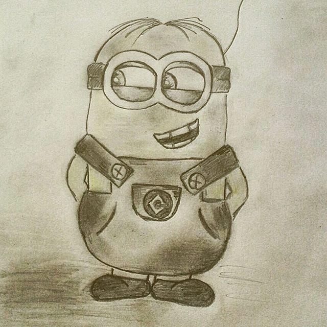 Minion Drawing For Kids at PaintingValley.com | Explore collection of ...